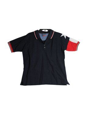 Vintage Rockmount Texas Original Flag Knit Polo Women's Large